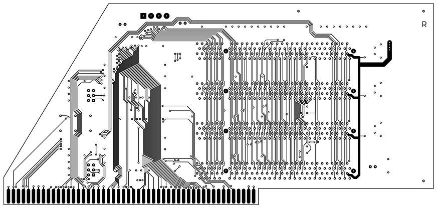 Prometheus printed circuit board bottom layer
